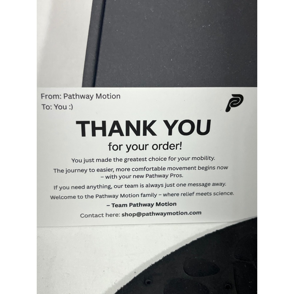 Pathway Motion Insoles Pro Magnetic Therapy Unisex M Black Orthotic Arch Support - Picture 5 of 12